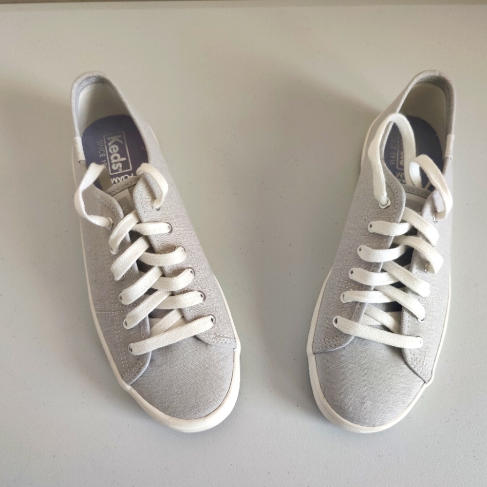 New - Women's Keds Size 5 1/2, Light Gray